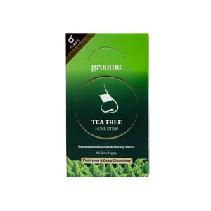 Groome Tea Tree Purifying & Deep Cleansing Nose Strips (Monthly Pack) 6Pcs